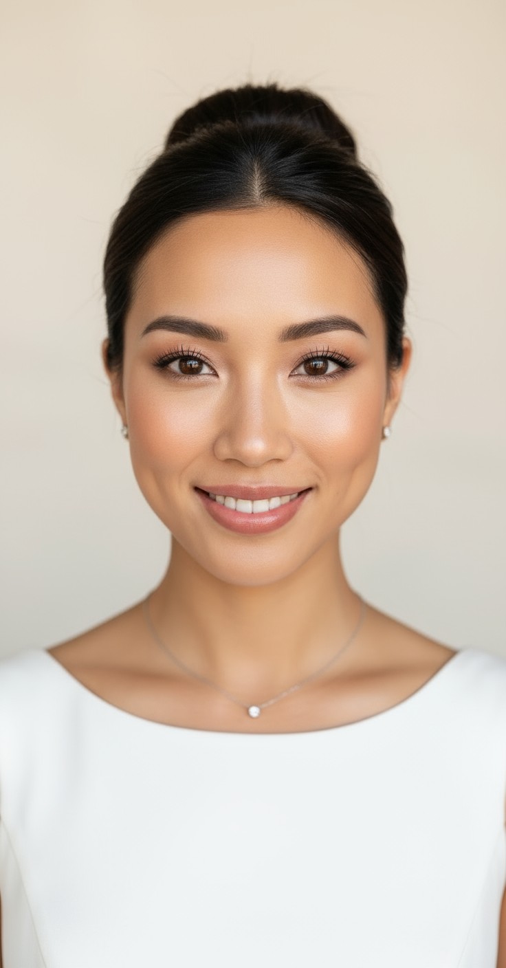 After Half Bun Hairstyle